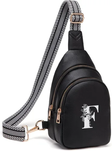 Miniatura 73 de Viverte Bolsas Cruzadas para Mujeres Bolso de Hombro Inicial Riñoneras Personalizadas Regalos para Mamá Mujer Esposa