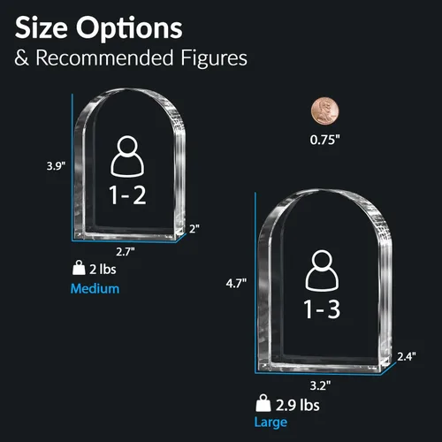 Miniatura 3 de ArtPix 3D Piedra sepulcral de fotos de cristal, regalos conmemorativos personalizados para la pérdida de mamá, papá, mujeres, hombres, esposa