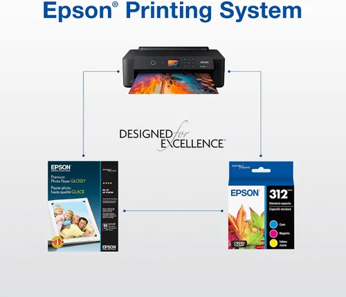 Miniatura 6 de EPSON 312 Claria Photo HD Ink Cartucho negro de alta capacidad (T312XL120-S) funciona con Expression Photo XP-8500, XP-8600, XP-8700, XP-15000