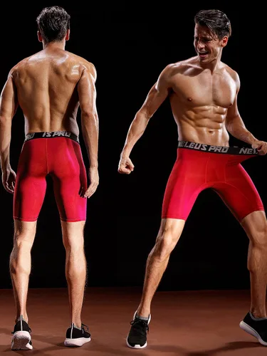 Miniatura 13 de NELEUS Paquete de 3 pantalones cortos de compresión para hombre