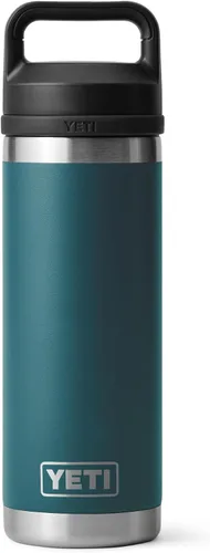 Miniatura 12 de YETI Rambler Botella de 18 oz, aislada al vacío, de acero inoxidable con tapa Chug, negro