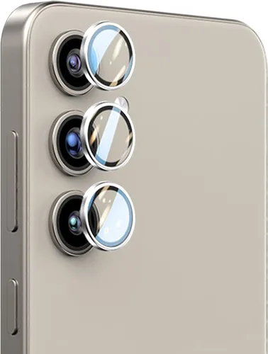 Miniatura 9 de TENOC Protector de lente de cámara para Samsung Galaxy A15, cubierta de pantalla de cámara de vidrio templado 9H, anillo individual de metal negro