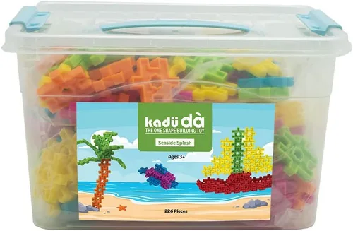 Miniatura 2 de KADU DA Seaside Splash - Juego de 226 piezas, construcción STEM/STEAM + juguete de construcción, para juego abierto + imaginativo
