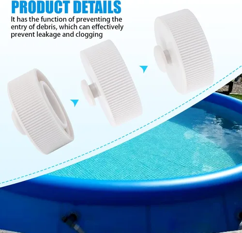 Miniatura 4 de Tapón de válvula de drenaje 11044 para piscinas intex sobre el suelo de 42 pulgadas y más altas