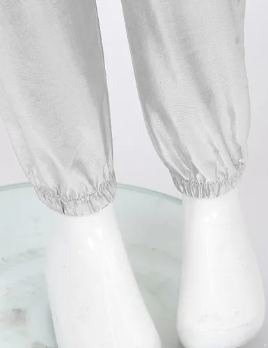 Miniatura 6 de Manyakai Pantalones de baile metálicos brillantes para niños y niñas, leggings atléticos, hip hop, ropa de baile callejero