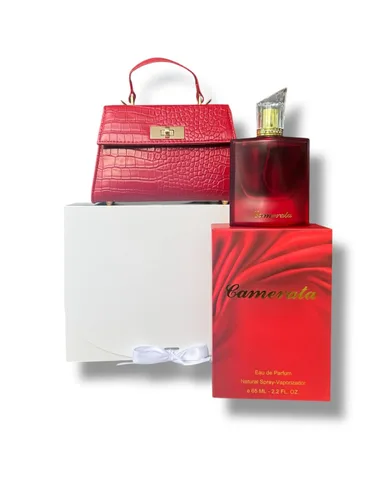 Miniatura 5 de CAMERATA D'LUJO ESTUCHE DE REGALO (PERFUME+CARTERA) (Cartera Blanca/Blanco Puro)