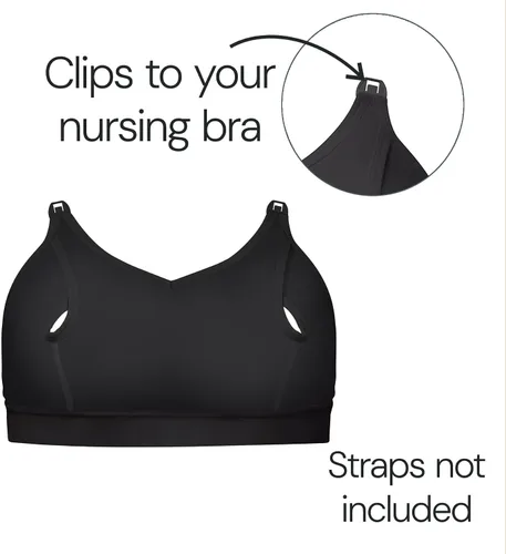 Miniatura 2 de Bravado! Basics - Brasier de bombeo manos libres, cómodo, clip and go, accesorio de brasier de lactancia, XS-XXL
