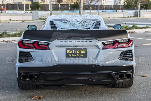 Miniatura 2 de Repuesto para modelos Chevrolet Corvette C8 2020 actuales Alerón de ala de tapa trasera de maletero estilo Ducktail EOS Performance