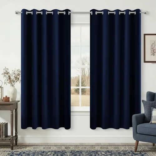 Miniatura 45 de Cortinas opacas de 72 pulgadas extra anchas para dormitorio, puerta corrediza de vidrio y patio, 2 paneles con ojales para oscurecer ventana grande