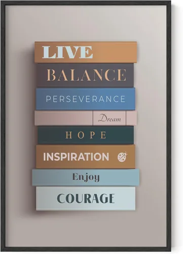 Miniatura 38 de HAUS AND HUES Mindset is Everything - Pósteres motivacionales para pared, póster motivacional para oficina, aula, impresiones artísticas