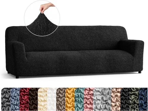 Miniatura 38 de Fundas elásticas de sofá prémium para sofá, funda para silla, lavable, apta para perros y mascotas, fundas elásticas de poliéster para sofá biplaza