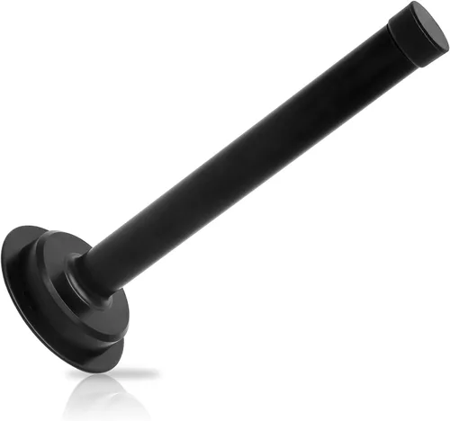 1 tope de puerta de 6 pulgadas, tapón de puerta largo autoadhesivo para puerta, tope de puerta de acero inoxidable con amortiguación de sonido, tope