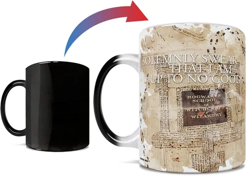 Miniatura 13 de Morphing Mugs Harry Potter - No Dejes Que Los Muggles Te Derroten - Frase - Taza de 11 oz Sensible al Calor – Taza de Café y Té de Cerámica que