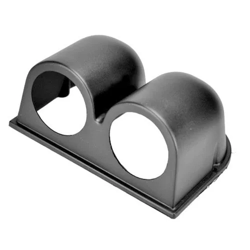 Miniatura 3 de E Support™ montura de 2" con un hueco para tablero para montar manómetros medidores para auto, ajuste universal, color negro Soporte universal