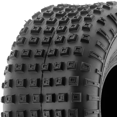Miniatura 2 de SunF A011 Sport XC Race ATV Go-Kart Tires 23x7-8, 6 PR, Square-Knobby Tread, Tubeless, Set of 2