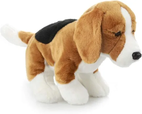 Miniatura 5 de TAMMYFLYFLY Pugsly Pug Animal de Peluche Relleno Cachorro Perro, 12 pulgadas (Balthezar Beagle)