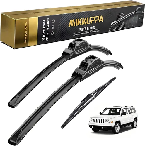 Miniatura 57 de MIKKUPPA Juego de 3 limpiaparabrisas de 22+21+12 pulgadas - Reemplazo para Dodge Durango 2011-2023, Jeep Grand Cherokee 2011-2013 - Limpiaparabrisas