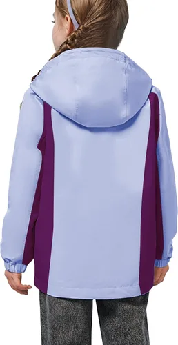 Miniatura 35 de Chaqueta de esquí impermeable para niñas, chaqueta de snowboard para exteriores, resistente al viento, con forro polar, abrigo de nieve cálido