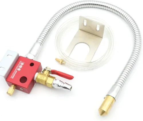 Sistema de pulverización de lubricación de refrigerante de refrigeración de corte Manguera de metal para fresadora de torno de grabado CNC de metal