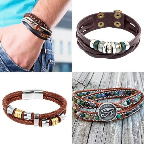 Miniatura 5 de TeeLiy 3 mm Cordón plano de tira de cuero genuino de 3 mm de ancho, cuero de grano completo de piel de vacuno, cordones de encaje, trenzado Atlantis