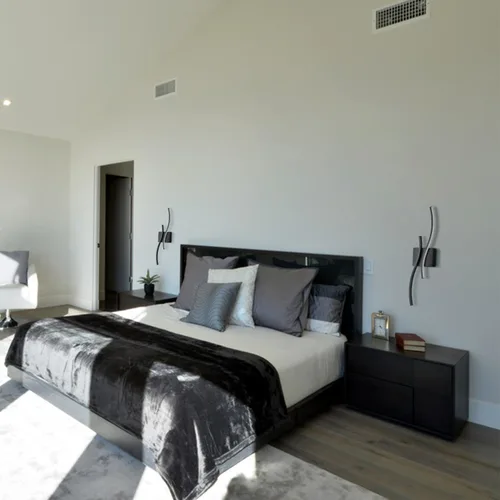 Miniatura 7 de Lámpara de pared con luz LED moderna, minimalista, industrial, de 24" en negro, para espacios pequeños, lámpara de pared con cableado para baño