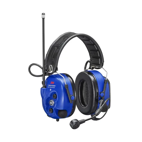 Miniatura 9 de 3M PELTOR WS LiteCom PRO III - Auriculares, casco duro adjunto, durabilidad de grado profesional, radio de comunicación bidireccional inalámbrica