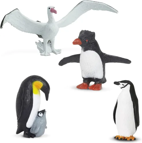Miniatura 3 de Safari Ltd. Antarctica Toob - Figuras de juguete de pingüinos, ballenas, focas y más, juego educativo divertido para niños, niñas y niños mayores