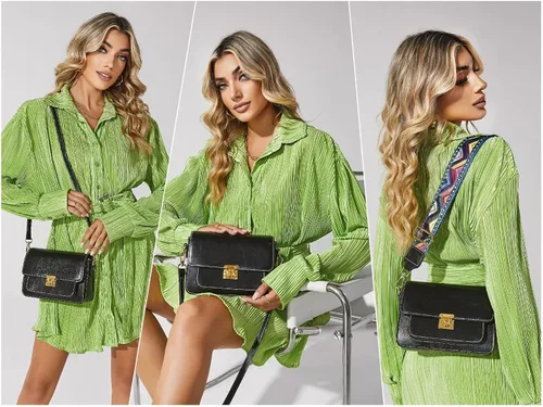Miniatura 2 de LL LOPPOP Bolso cruzado pequeño con clase para mujer, bolso cruzado con asa superior, bolsos de cuero para mujer