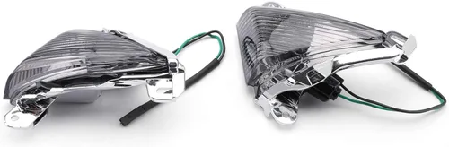 Miniatura 5 de Señales de giro delanteras para lente para Kawasaki ZX14R 2006-2010, ZX10R 2006-2007, ZX636/ZX6R 2005-2010, Ninja 650F 2006-2008, Concours 2008-2010
