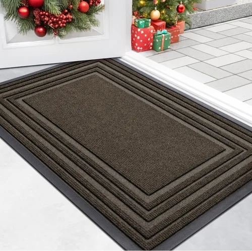 Miniatura 18 de Buganda Tapete para Puerta Delantera Entrada Interior y Exterior, Tapetes de Goma Natural Antideslizantes, Fácil de Limpiar, Perfil Bajo, Atrapa