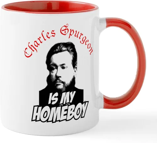 Miniatura 9 de CafePress Spurgeon Homeboy - Taza de café de cerámica de 11 oz (11.0 fl oz)