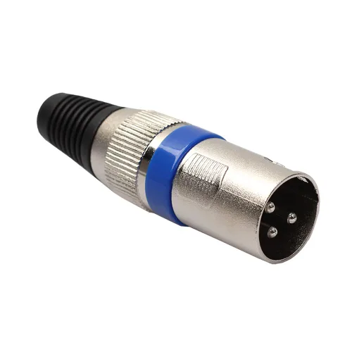 Miniatura 5 de VizGiz Paquete de 4 conectores XLR macho y hembra adaptador de cable de conector de micrófono de 3 pines conector de conector de audio DMX mezclador