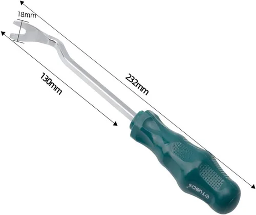 Miniatura 3 de 5 piezas de herramientas de tachuelas para tapicería, martillo de tapicería de doble cara con 2 cabezas de goma de repuesto, elevador de tachuelas