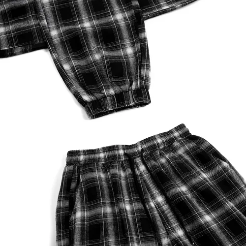 Miniatura 6 de Genanx Pantalones deportivos con cordón para hombre, pantalones deportivos con gráficos de letras, pantalones cargo punk, pantalones de hip hop