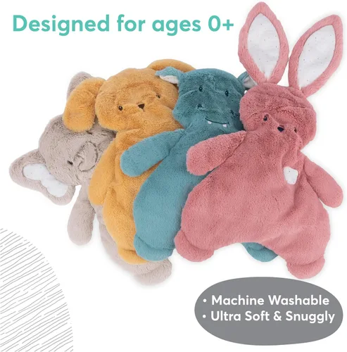 Miniatura 5 de GUND Baby Oh So Snuggly Puppy Lovey, manta de felpa suave de primera calidad para bebés y recién nacidos, color amarillo caramelo Manta para recién