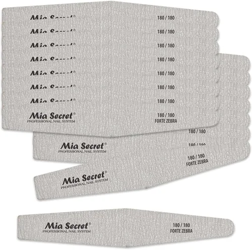 Miniatura 11 de Mia Secret Forte Zebra Diamond Lima de uñas (centro rosa, 5)