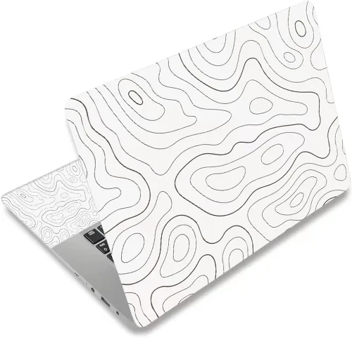 Miniatura 13 de Adhesivo para laptop de 12.1-15.6 pulgadas, calcomanía reutilizable universal de vinilo para laptop, protector de arte impermeable en color panal