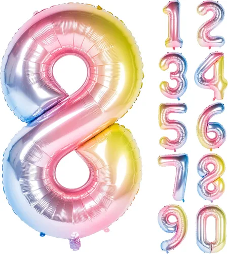 Miniatura 23 de Globos de 40 pulgadas para inflar con helio, de película de aluminio, para fiestas, cierre manual (púrpura 0)