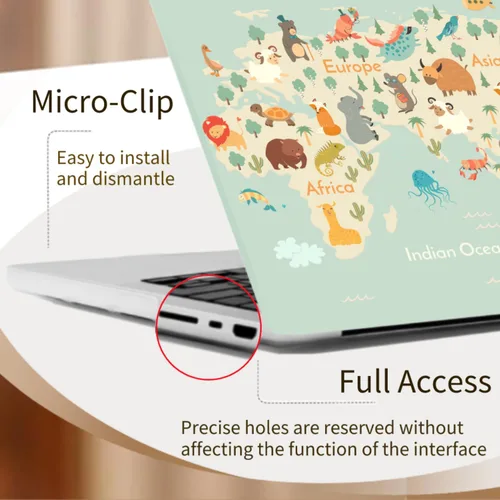 Miniatura 6 de Funda para laptop compatible con la nueva versión MacBook Air de 15 pulgadas, modelo A2941 A3114, versión 2023, con pantalla M2 y Retina líquida