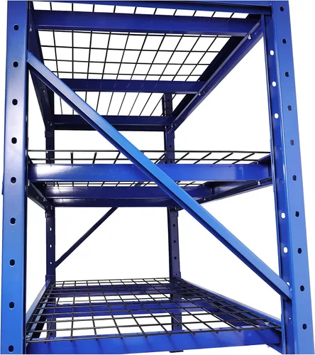 Miniatura 3 de Estanterías de almacenamiento para garaje Pro-Lift - Unidades de estanterías de alambre de metal ajustables de 4 niveles resistentes con capacidad