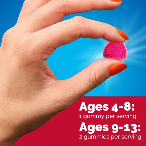 Miniatura 4 de Emergen-C Kidz Immune + Support - Suplementos dietéticos, gomitas divertidas con sabor a fruta con vitamina C, B y D, 44