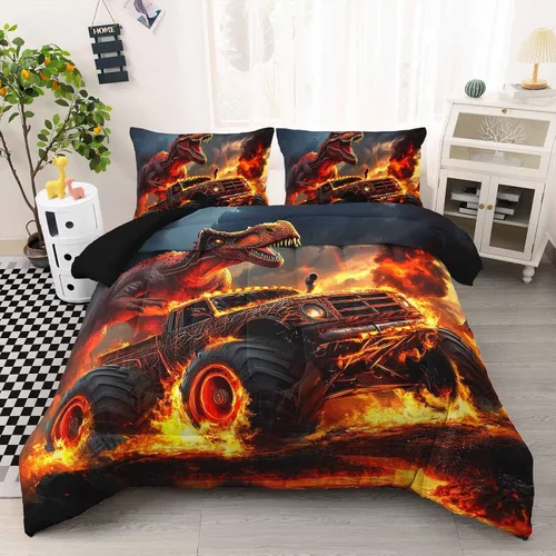 Miniatura 28 de AILONEN Juego de ropa de cama con estampado de gato en acuarela, tamaño individual con gatos y huellas para niños y niñas, juego de edredón suave