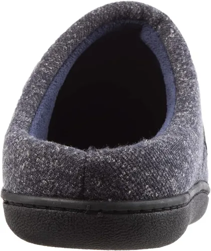 Miniatura 7 de isotoner Pantuflas Preston Heather Knit sin cordones con capucha para hombre