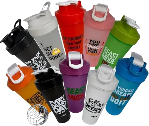 Magiko - Botellas mezcladoras para proteínas, botella de agua portátil de 28 onzas, a prueba de fugas, para antes del entrenamiento, sin BPA,