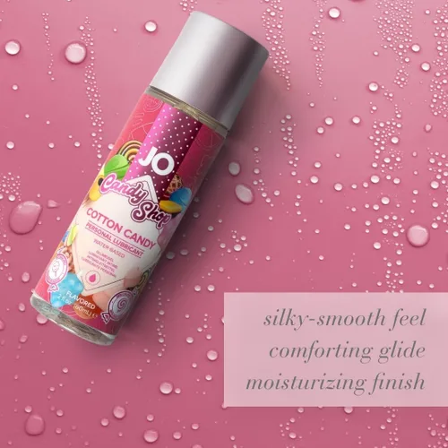 Miniatura 6 de JO H2O Lubricante personal con sabor a algodón de azúcar – Lubricante comestible a base de agua para sexo oral, seguro para hombres, mujeres