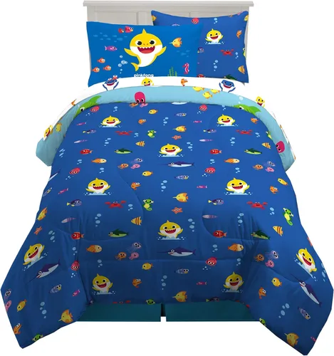 Miniatura 322 de Franco - Juego de edredón y sábanas supersuaves con funda, para niños, 7 piezas, tamaño matrimonial, Five Nights At Freddy's Cinco noches en Freddy's