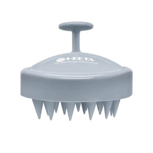 Miniatura 12 de HEETA Masajeador de cuero cabelludo para el crecimiento del cabello, cepillo exfoliante de champú de silicona para el cuero cabelludo