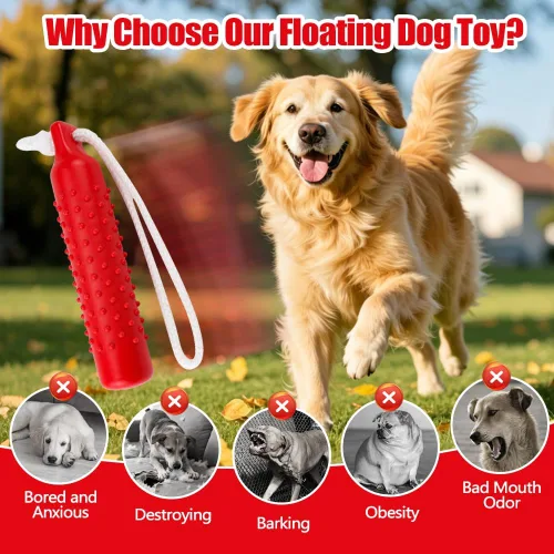 Miniatura 3 de Juguete flotante para perros, maniquí de entrenamiento para perros retriever, juguetes flotantes para buscar agua, ligero para flotar en la cuerda