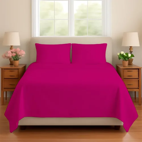 Miniatura 28 de Juego de sábanas para sofá cama, 100% algodón de 400 hilos, juego de 4 piezas, sábana ajustada con bolsillo profundo, suave, sin arrugas