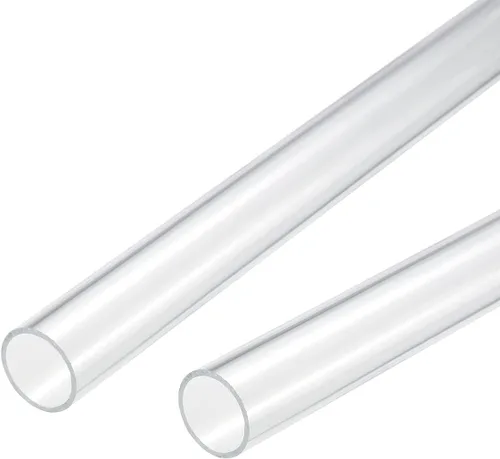 Miniatura 19 de MECCANIXITY Tubo acrílico transparente rígido redondo tubo 0.472 in (1/2") ID 15mm (0.6") OD 10" para lámparas y linternas, sistema de refrigeración